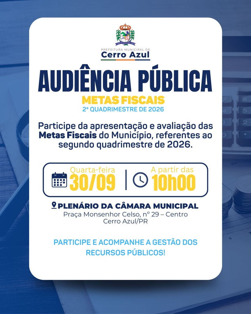 Audiência Metas Fiscais
